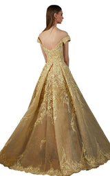 2 of 4 MNM Couture K3704 Yellow