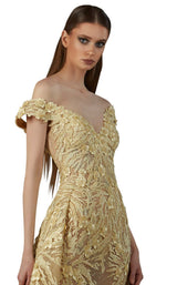 3 of 4 MNM Couture K3704 Yellow