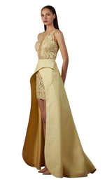 1 of 4 MNM Couture K3707 Yellow