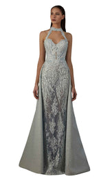 1 of 4 MNM Couture K3710 Blue