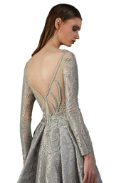 4 of 4 MNM Couture K3714 Grey