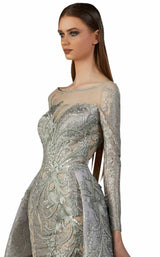3 of 4 MNM Couture K3714 Grey