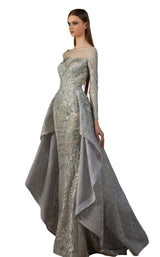 1 of 4 MNM Couture K3714 Grey