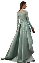 2 of 4 MNM Couture K3719 Aqua