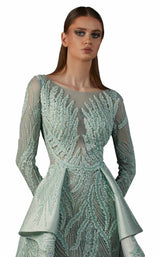 3 of 4 MNM Couture K3719 Aqua