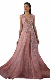 1 of 4 MNM Couture K3723 Pink