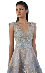 3 of 4 MNM Couture K3724 Grey