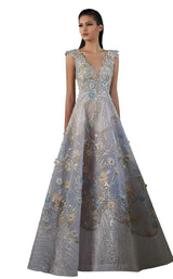 1 of 4 MNM Couture K3724 Grey