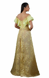 2 of 4 MNM Couture K3725 Yellow