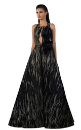 1 of 4 MNM Couture K3732 Black