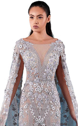 3 of 4 MNM Couture K3734 Grey