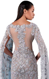 4 of 4 MNM Couture K3734 Grey
