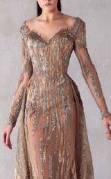 3 of 3 MNM Couture K3764 Beige