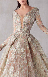 3 of 3 MNM Couture K3765 Beige