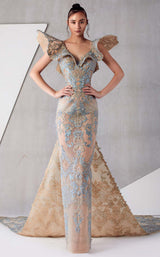 1 of 3 MNM Couture K3770 Blue