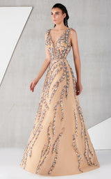 1 of 3 MNM Couture K3772 Beige