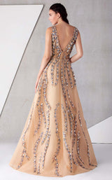 2 of 3 MNM Couture K3772 Beige