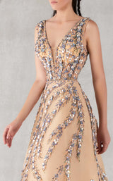 3 of 3 MNM Couture K3772 Beige