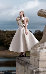 2 of 6 MNM Couture K3781 Beige