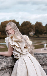 6 of 6 MNM Couture K3781 Beige
