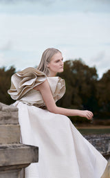 4 of 6 MNM Couture K3781 Beige