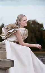 3 of 6 MNM Couture K3781 Beige