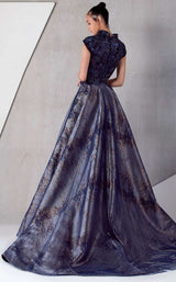 2 of 3 MNM Couture K3799 Navy Blue