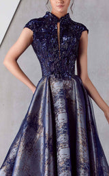 3 of 3 MNM Couture K3799 Navy Blue