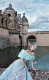 4 of 6 MNM Couture K3804 Aqua