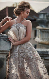 5 of 6 MNM Couture K3814 Beige