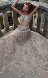 4 of 6 MNM Couture K3814 Beige