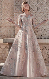 1 of 2 MNM Couture K3815 Pink