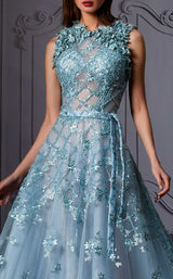 2 of 2 MNM Couture K3829 Blue