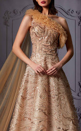 2 of 2 MNM Couture K3830 Beige