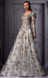 1 of 3 MNM Couture K3838 Ivory