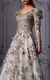3 of 3 MNM Couture K3838 Ivory