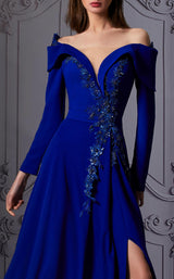 3 of 3 MNM Couture K3846 Royal Blue