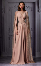 1 of 3 MNM Couture K3855 Beige