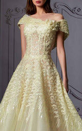 3 of 3 MNM Couture K3861 Yellow