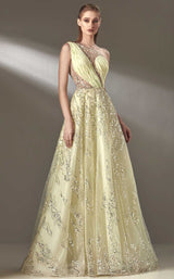 1 of 4 MNM Couture k3866 Yellow