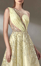 3 of 4 MNM Couture k3866 Yellow