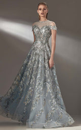 1 of 4 MNM Couture K3872 Silver