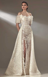 1 of 4 MNM Couture K3881 Off White