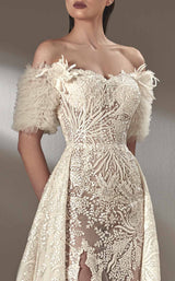 3 of 4 MNM Couture K3881 Off White