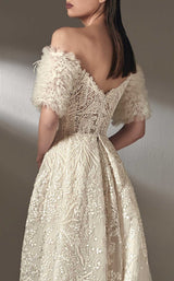 4 of 4 MNM Couture K3881 Off White