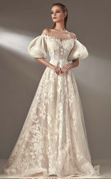 1 of 4 MNM Couture K3885 Off White