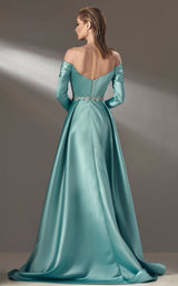 2 of 4 MNM Couture K3886 Aqua