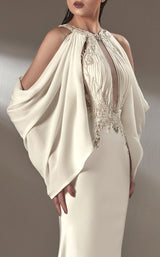3 of 4 MNM Couture K3887 Off White