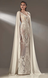 1 of 4 MNM Couture K3890 Off White