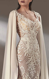 3 of 4 MNM Couture K3890 Off White